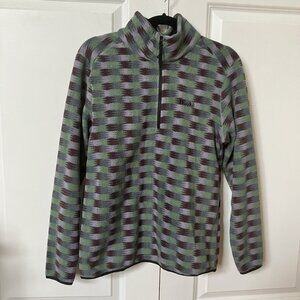 Hooké Pullover 1/4 Zip Fleece Sweater Womens M Multicolour Outdoor Gorpcore